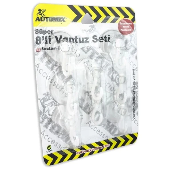 AUTOMİX Vantuz Set 8'li