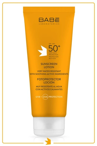 Babe Laboratorios Sunscreen Lotion SPF 50+ - Vücut için Güneş Kremi 200 ml