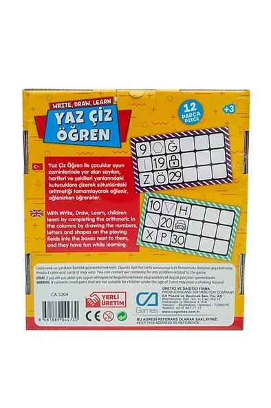 Nessiworld Games Yaz Çiz Öğren 5204 - 2