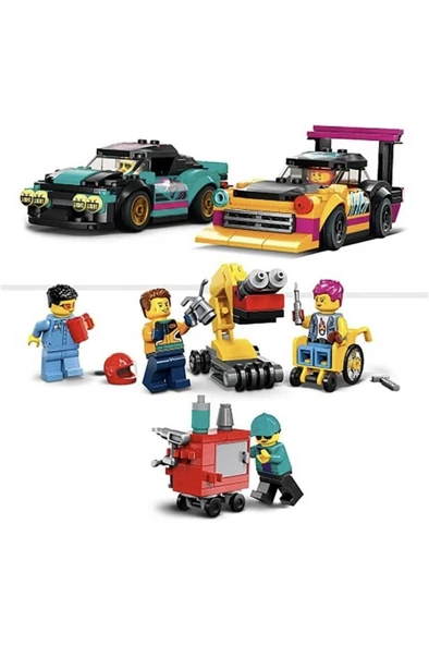 LEGO ® City Araç Modifiye Atölyesi 60389 - 6 Yaş ve Üzeri Çocuklar için Yapım Seti (507 Parça) - 6