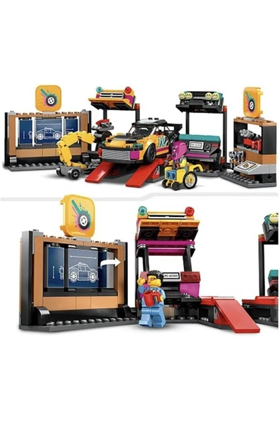 LEGO ® City Araç Modifiye Atölyesi 60389 - 6 Yaş ve Üzeri Çocuklar için Yapım Seti (507 Parça) - 4