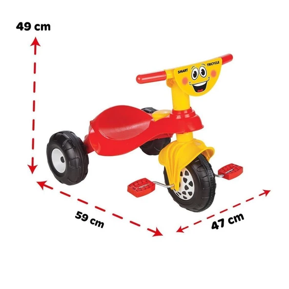 Nessiworld 07 132K Smart Bisiklet Kırmızı Flexo -Pilsan Oyuncak - 2