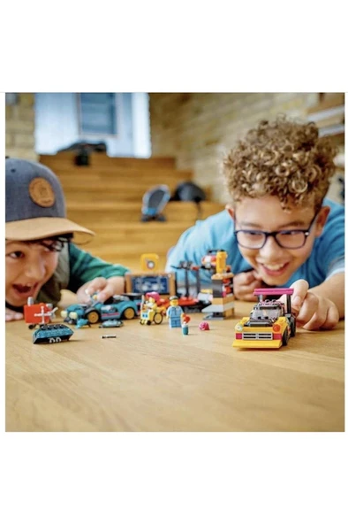LEGO ® City Araç Modifiye Atölyesi 60389 - 6 Yaş ve Üzeri Çocuklar için Yapım Seti (507 Parça) - 8