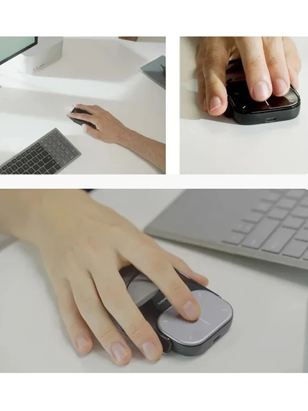 Ayrılabilir Mıknatıslı Modern Mouse Kablosuz Bluetooth Mouse Fare - 3