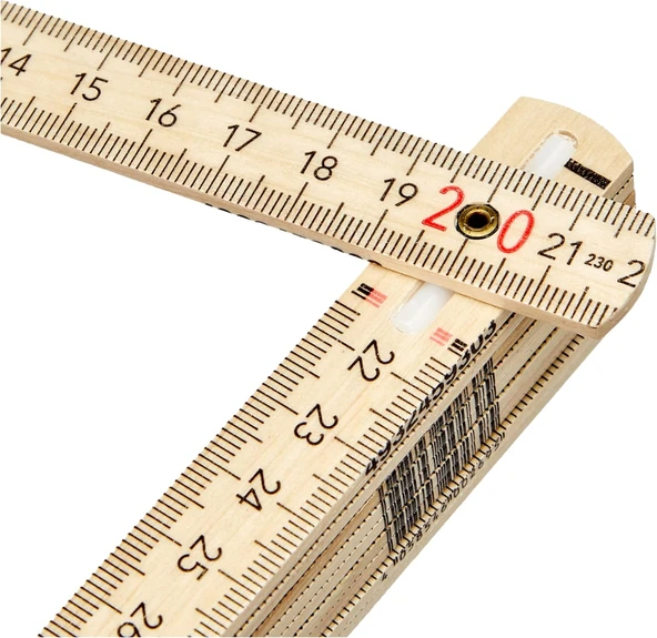 Milwaukee Katlanır Metre İnce Ahşap 2 MT 4932459303 - 4