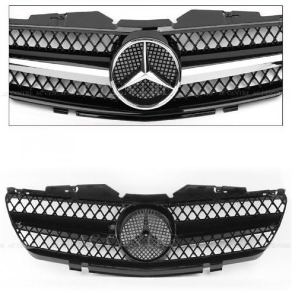 MERCEDES R230 MAKYAJSIZ KASA KROM-SİYAH PANJUR 2002-2005 - Resim 3