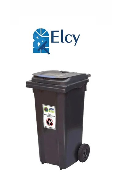ELCY 120 LT SİYAH Çöp Konteyneri (Isıya Dayanıklı)