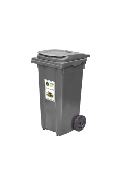 ELCY 120 LT GRİ Çöp Konteyneri (Isıya Dayanıklı) - 2