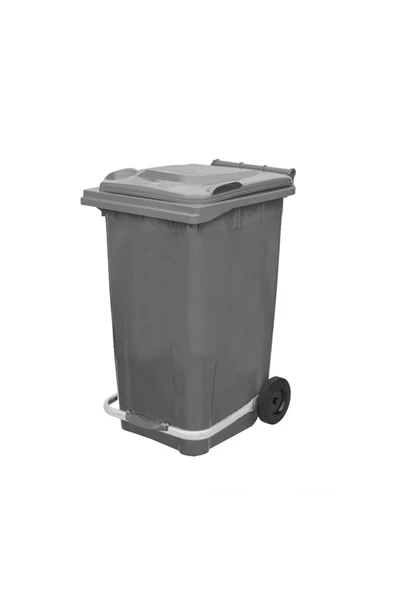 ELCY 240 LT Gri Metal PEDALLI Çöp Konteyneri (Isıya Dayanıklı) - 2