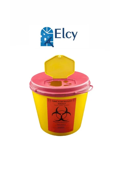ELCY 15 ADET Tıbbi Atık Kovası 5 lt