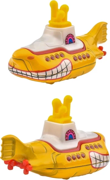 Hot Wheels Premium Pop Culture The Beatles Yellow Submarine Metal Araba - JBL74/HXD63 - 2