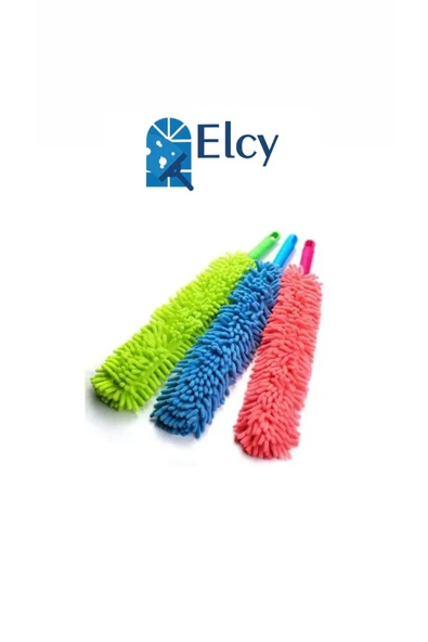 ELCY Toz Alma Mopu Püsküllü Makarna Mop Sap Takılabilir