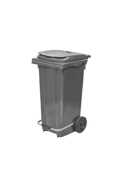 ELCY 120 LT Gri Metal PEDALLI Çöp Konteyneri (Isıya Dayanıklı) - 2