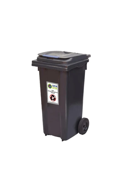 ELCY 120 LT SİYAH Çöp Konteyneri (Isıya Dayanıklı) - 2