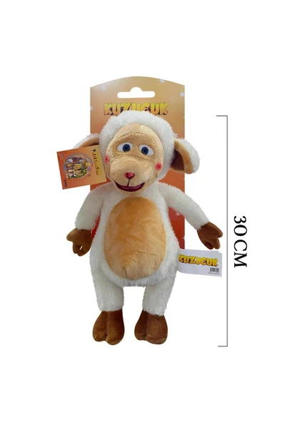 Sevimli Kuzucuk Peluş Oyuncak Uyku Arkadaşı 30 Cm - 2