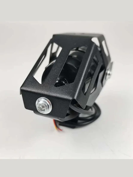 2 Adet Motosiklet Scooter Uyumlu Mercekli Led Sis Farı Projektör Led Lens 1 Çift - 5