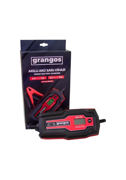 Grangos Gbc10a 6v/12v 180ah Akıllı Dijital Akü Şarj Ve Bakım Cihazı - 2