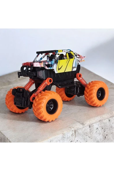 Amortisörlü Çek Bırak 4x4 Jeep Oyuncak Araba