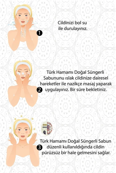 Türk Hamamı Süngerli Sabun 150 gr - Cildi Ölü Deriden Arındırır Ve Derinlemesine Temizler - 3