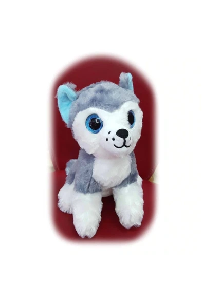 Oyuncak Peluş Sibirya Kurdu 20 cm - 3