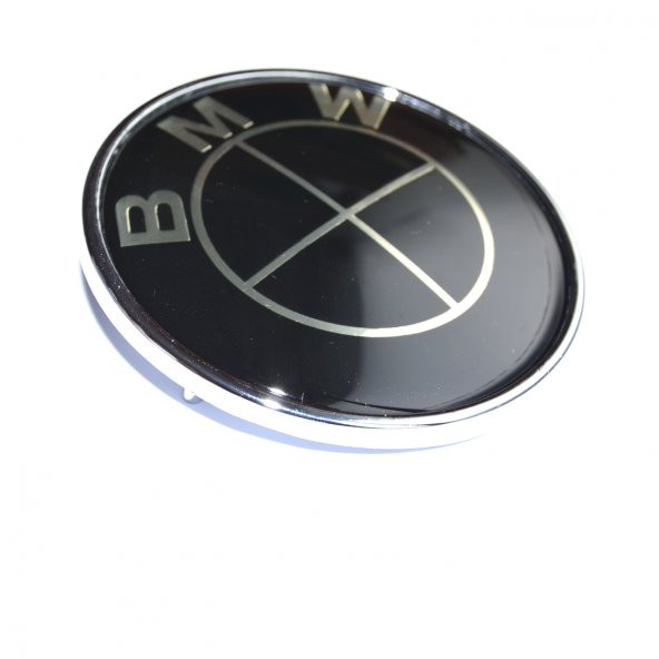 BMW 72 mm Arka Bagaj Amblem Logo Siyah - 2