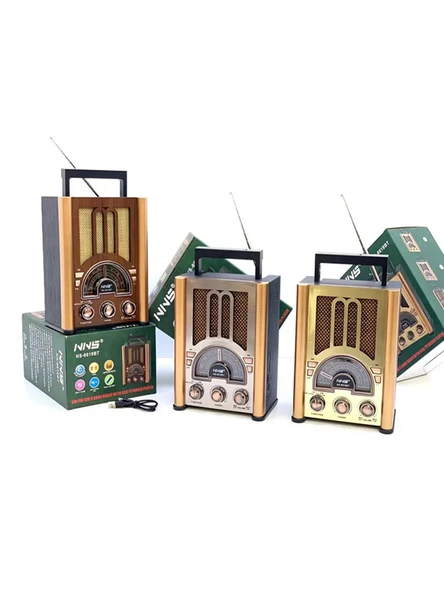 Retro Otantik Tasarım Bluetooth Hoparlör - 3