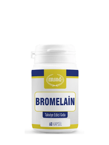 ERSAĞ  BROMELAİN GIDA TAKVİYESİ  60 KAPSÜL ürün görseli