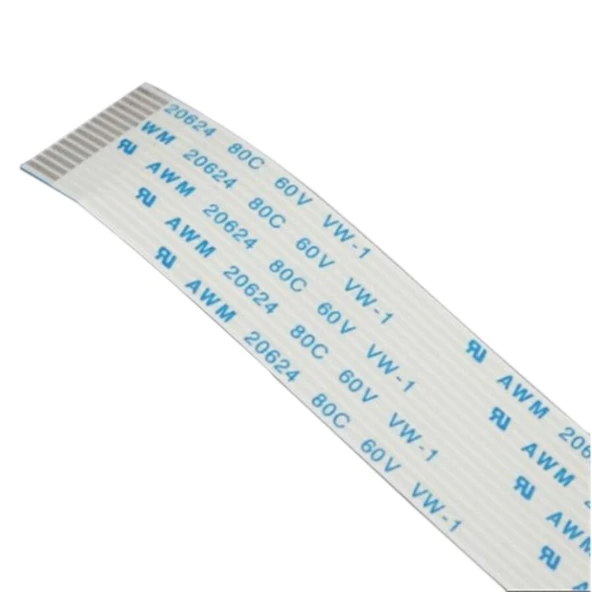 FFC-0.5MM 12 PİN Esnek Kablo 20Cm Düz (Forward Direction) x 1 Adet  (rf082) ürün görseli