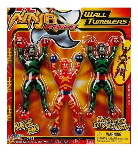 Kıızılkaya Ninja Force Camda Takla Atan Ninjalar 3 lü