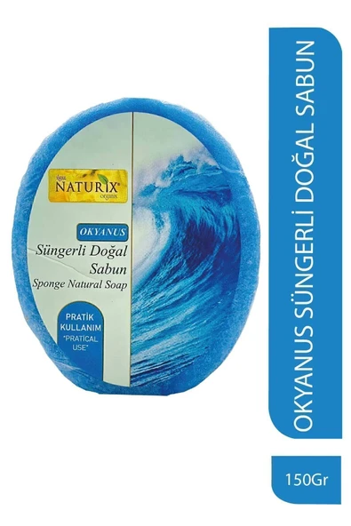 Okyanus Süngerli Sabun 150 gr - Peeling Etkili Arındırıcı Sabun