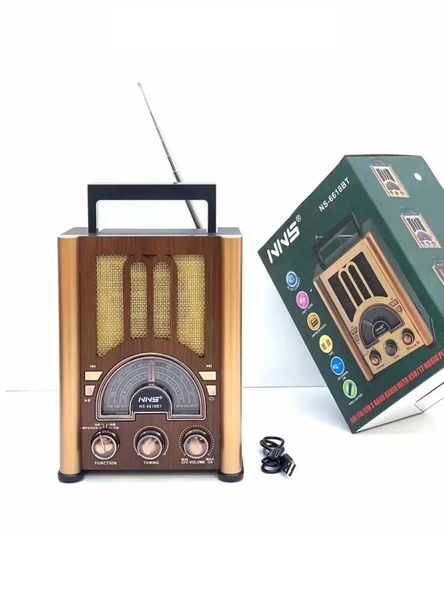 Retro Otantik Tasarım Bluetooth Hoparlör - 2