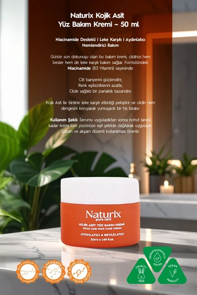 Kojik Asitli 3'lü Leke Karşıtı Cilt Bakım Seti | Sabun 100 gr + Serum 30ml + Krem 50 ml - 4