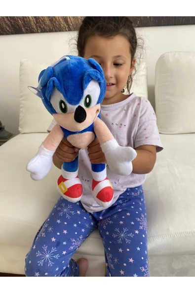 Peluş Ithal Sonic Yeni Model Sonıc 40 cm - 2