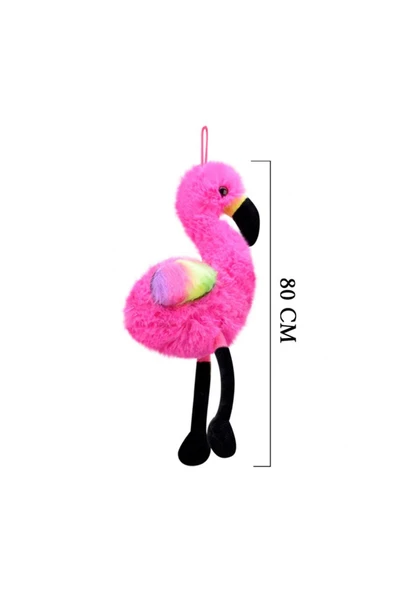 Flamingo Peluş 80 cm Uyku Arkadaşı Dev Boy