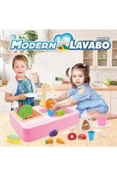 Modern Lavabo Çeşmeli Mutfak Set