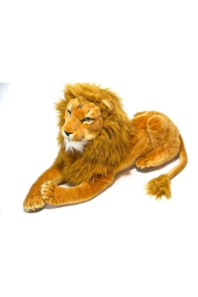 Oyuncak Yatan Peluş Aslan Kuyruk Uzunluğuyla 50 Cm