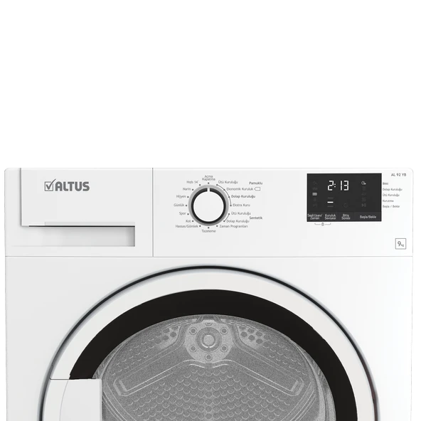 Altus AL 92 YB B Enerji 9 kg Çamaşır Kurutma Makinesi - 3