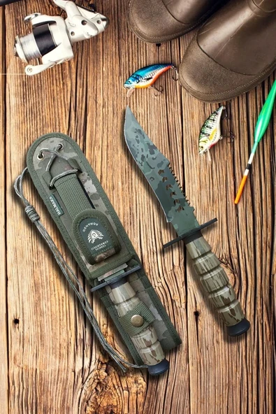 Halmak Outdoor Kamp ve Av Bıçak Kılıflı