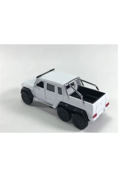 1:36 Mercedes G63 Amg 6x6 Beyaz Metal Model Araba*2021 - 2