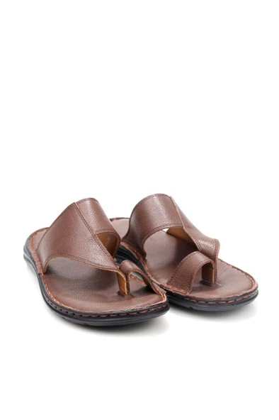 Pisagor PS-33510 Ortopedik Erkek Deri Parmak Arası Terlik - 2