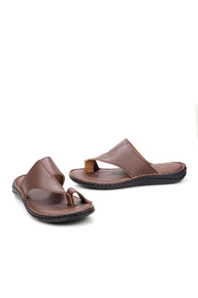 Pisagor PS-33510 Ortopedik Erkek Deri Parmak Arası Terlik - 3