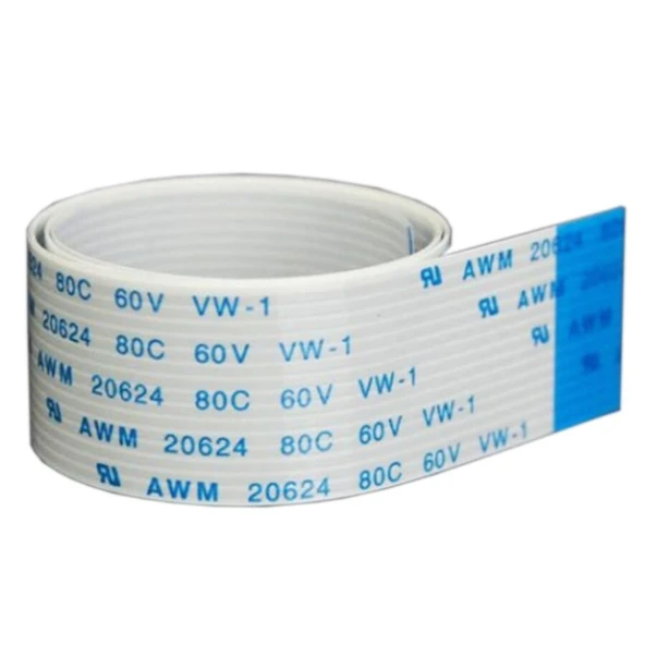 FFC-1.0MM 10 PİN Esnek Kablo 20Cm Düz (Forward Direction) x 1 Adet (rf102)