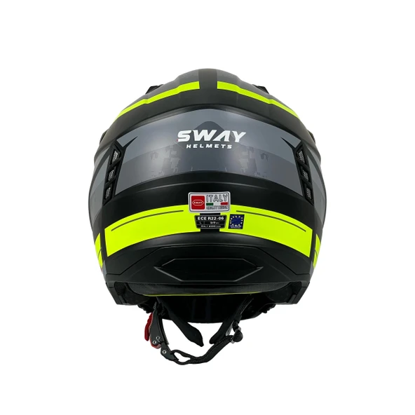 SWAY SW X1 SEUL TRACK Black Yellow Çene Çıkan - 3