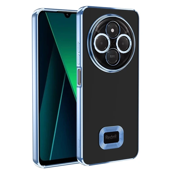 Xiaomi Redmi 14C 4G Kılıf Kamera Korumalı Logo Gösteren Zore Omega Kapak - 4