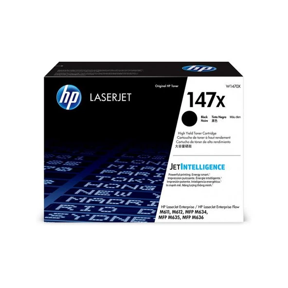 HP 147X W1470X Siyah Toner