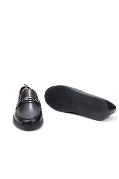 Pisagor Ps-33090 Erkek Hakiki Deri Bağcıksız Günlük Babet Ayakkabı - 12