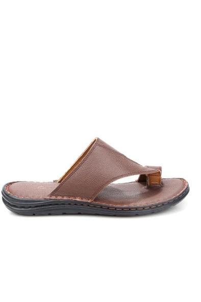 Pisagor PS-33510 Ortopedik Erkek Deri Parmak Arası Terlik