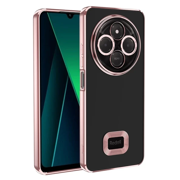 Xiaomi Redmi 14C 4G Kılıf Kamera Korumalı Logo Gösteren Zore Omega Kapak - 2