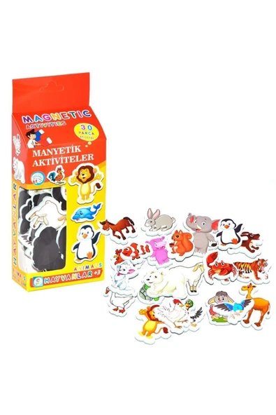 Magnet Hayvanlar Eğitim Seti 30 Parça - 3