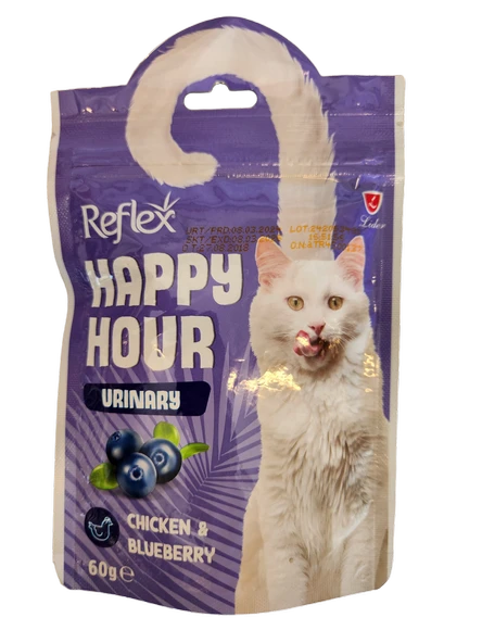 Reflex Happy Hour Üriner Sistem Destekleyici Kedi Ödül Maması 60g